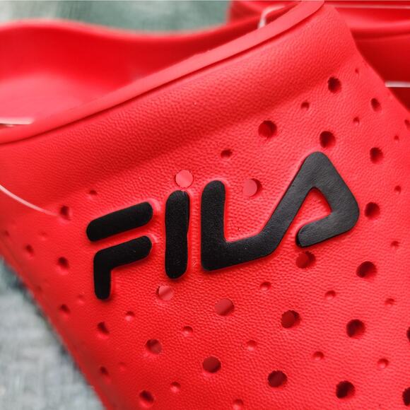 Men’s “FILA” Red Clog Size 10 NEW EB3 - Picture 8 of 10